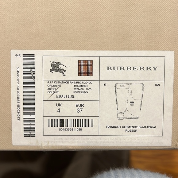 Burberry Rain Boots - Picture 2 of 8